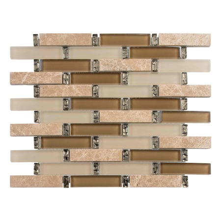 Andova Tiles ANDOVA TILES Saga 1" x 4" Brick Joint Wall Tile ANDSAG541